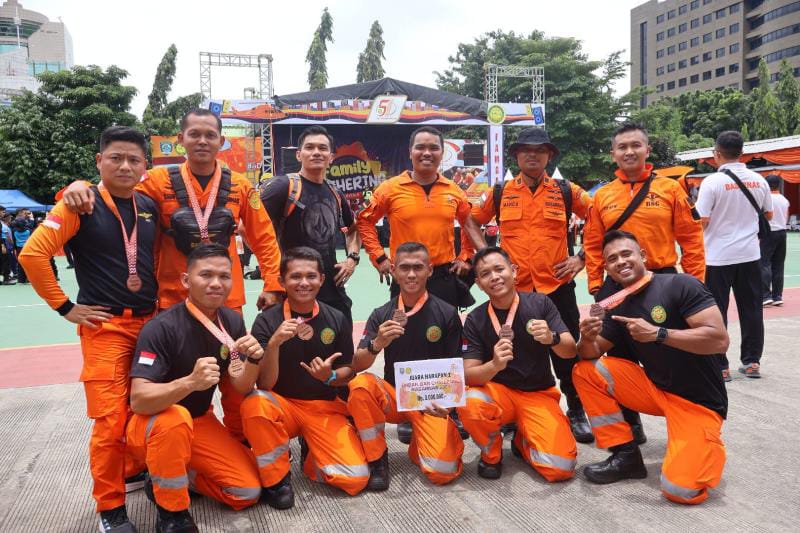 Basarnas Jambi Raih Juara Harapan 1 Lomba URBAN SAR Challenge 2023.