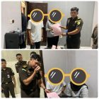 “Tim Seksi Pidsus Kejari Tebo saat menerima uang titipan dari istri tersangka kasus dugaan korupsi proyek Pasar Tanjung Bungur, Rabu (16/7/2025). Proses penyerahan berlangsung tertib dan disaksikan langsung oleh jajaran Kejari Tebo.”(INJ/Ist)